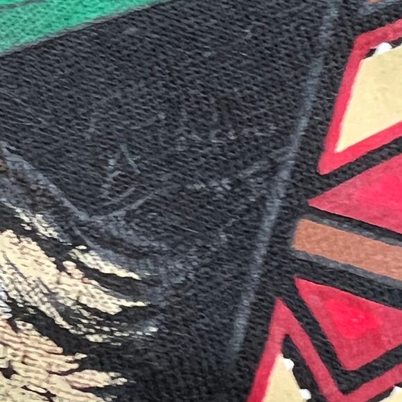 Vintage 90s Short Hills Tag Size XL Black Timber Mountain Lion Graphic T-Shirt - Picture 8 of 10